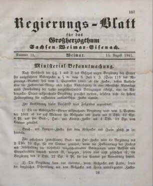 Nr. 13 : 15. August 1861
