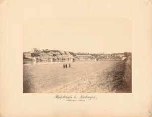 Bergisch-Märkische Eisenbahn. Ruhrbrücke, Hattingen: Ansicht