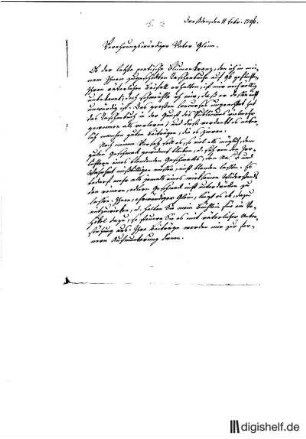 3: Brief von Wilhelm Gottlieb Becker an Johann Wilhelm Ludwig Gleim