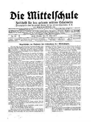 Urgeschichte im Rahmen des Lehrplans der Mittelschule