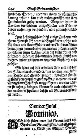 Von der Insul Dominico