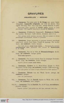 Gravures (Nr. 278-623)