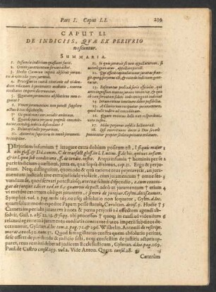 Caput LI. De Indiciis, Quae Ex Periurio nascuntur.
