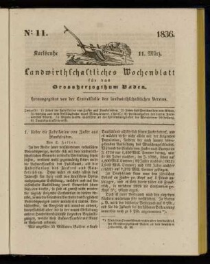 No 11. 1836. 11. März
