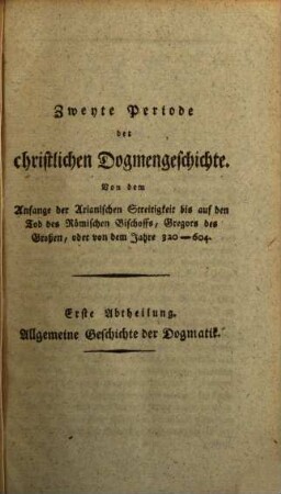 Handbuch der christlichen Dogmengeschichte, 3