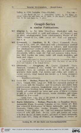 Goupil-Series a. similar Publications (Nr. 907 - 915)