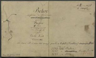 Bolero, fag (vla), pf, fag (cor di bassetto), pf, op. 40, B-Dur - BSB Mus.Schott.Ha 3303 : [title page, score] Bolero // en forme de Rondeau // pour le // Basson // avec // accompagnement // de Pianoforte // composé // par // Charles Koch. Oeuvre 40.
