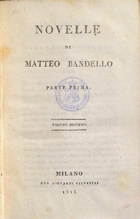 Novelle, 1,2