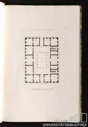 Pl. 15. Plan Du Palais Strozzi, A Florence.