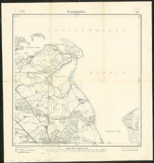 Meßtischblatt 514 : Neuenkirchen (Kr. Greifswald), 1920 : Neuenkirchen (Kr. Greifswald). - Aufn. 1885, bericht. 1920. - 1:25000. - [Berlin]: Reichsamt für Landesaufnahme, 1920. - 1 Kt.