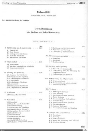 Geschäftsordnung des Landtags