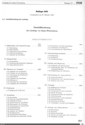 Geschäftsordnung des Landtags
