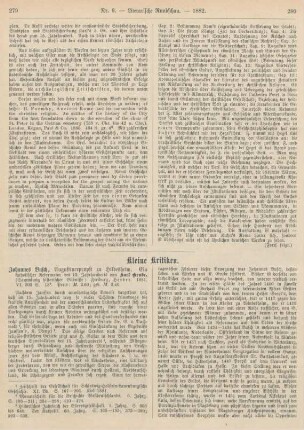 279-282 Kleine Kritiken