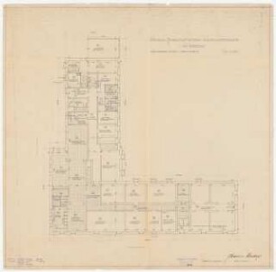 Jugoslawische Gesandtschaft, Berlin-Tiergarten: Grundriss Keller 1:100