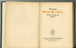 Gute Geister. Märchen, Gleichnisse und Legenden