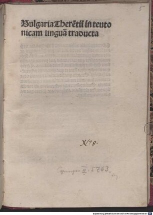 Vulgaria Terentii in teutonicam linguam traducta