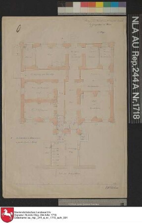 Gefangenenhaus Weener: Grundriss Erdgeschoss