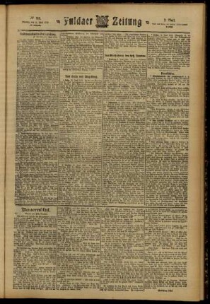 Zweite Ausgabe vom Dienstag, den 11. Juni 1912.