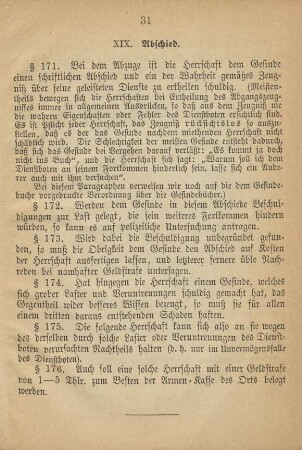 XIX. Abschied