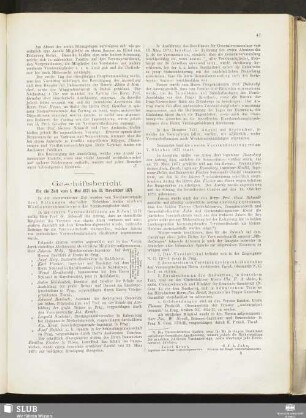 Geschäftsbericht für die Zeit vom 1. Mai 1871 bis 18. November 1871