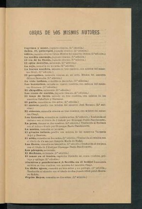 Obras de los mismos autores