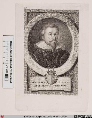 Bildnis Wenzel Frhr. Wratislaw von (u. Mitrowitz) (1620 Graf)