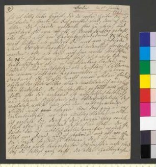 Brief von Goethe, Ottilie von an Goethe, August von