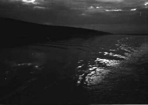 Zemun [Semlin, Jugoslawien]: Abendstimmung auf der Donau