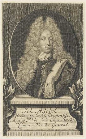 Bildnis des Joh. Adolph zu Sachsen Weissenfels