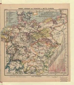 Handel, Verkehr und Industrie in Mittel-Europa