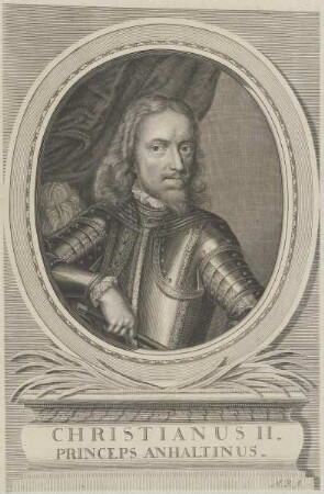 Bildnis von Christianus II., Fürst von Anhalt