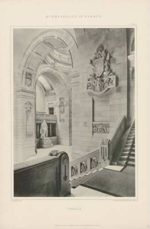 Blick von der Vorhalle in die Ruhmeshalle in Barmen