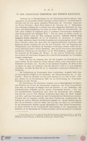 VI. Der «Fasciculus Temporum» des Werner Rolevinck