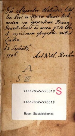 Manuductio ad lectionem scripturae sacrae Augusti Hermanni Franckii, S. Th. Prof. Hallens. : cum nova prefatione, de impedimentis studii theologici, et appendice, exhibente aliquot Ecclesiae Anglicanae ...