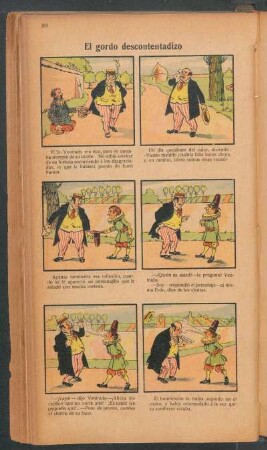 El gordo descontentadizo - [Cómic]