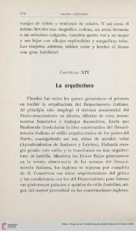 Capitulo 14 -La arquitectura