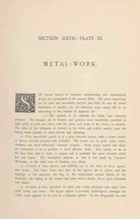 Plate XI. Metal-work