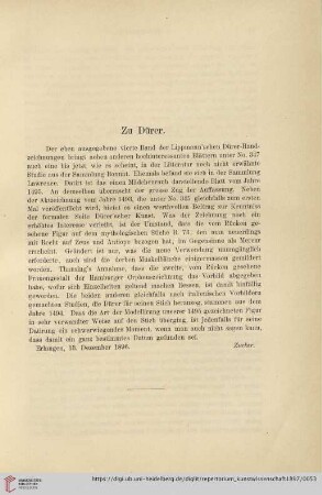 20: Zu Dürer