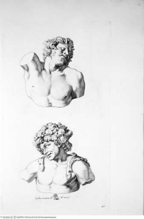 Galleria Giustiniana del marchese Vincenzo Giustiniani. 2 Bände., 2. Band, Tafel 47: Fauno (nach der Antike)