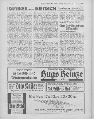 Aus der Umgebung Eisenachs