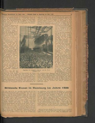 Bildende Kunst in Hamburg im Jahre 1928
