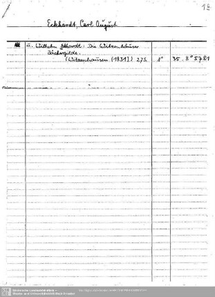 Eckard, Carl A. (Eckhardt)