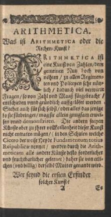 Arithmetica.