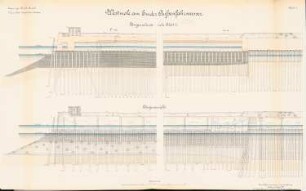 Westmole am Außenhafen, Emden: Schnitt, Ansicht 1:100