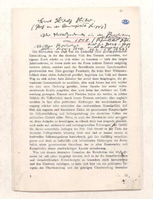 Der Volksgedanke in der Revolution von 1848