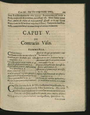 Caput V. De Contrariis Visus.