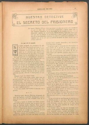 Nuestro detective - El secreto del prisionero