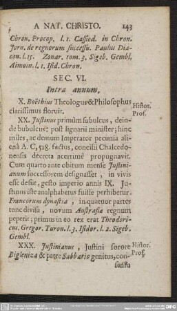 Sec. VI. Intra annum