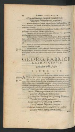 Georg. Fabricii Chemnicensis Annalium urbis Misnae Liber III.
