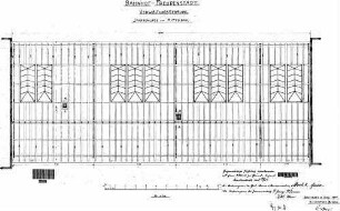Freudenstadt Hbf: Empfangsgebäude Mittelbau Sparrenlage